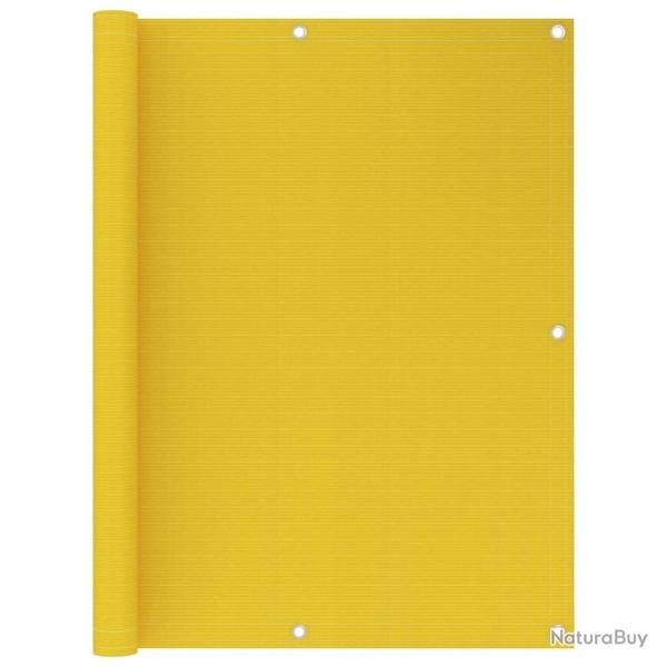�cran de balcon Jaune 120x500 cm PEHD
