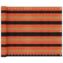 &Eacute;cran de balcon Multicolore 75x500 cm PEHD alsavelo