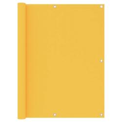 &Eacute;cran de balcon Jaune 120x300 cm Tissu Oxford alsavelo