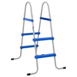 &Eacute;chelle de piscine pour piscine hors sol 84 cm acier plastique