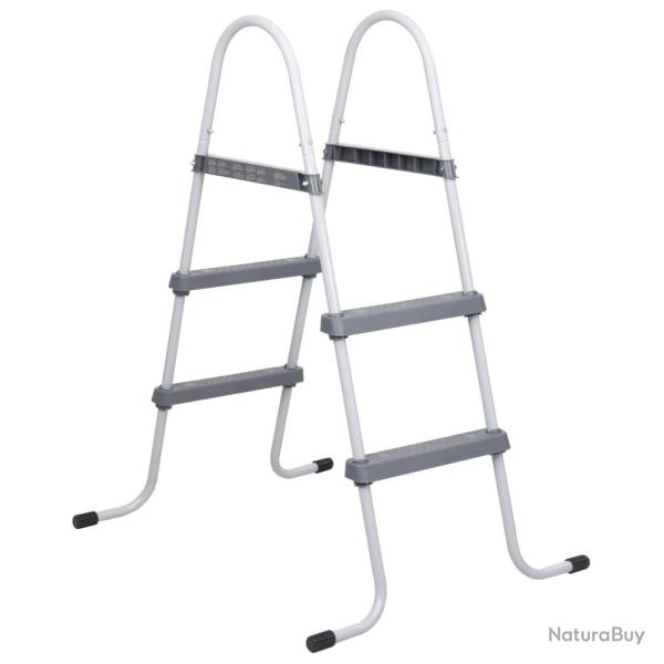 chelle de piscine Gris 84 cm Acier alsavelo