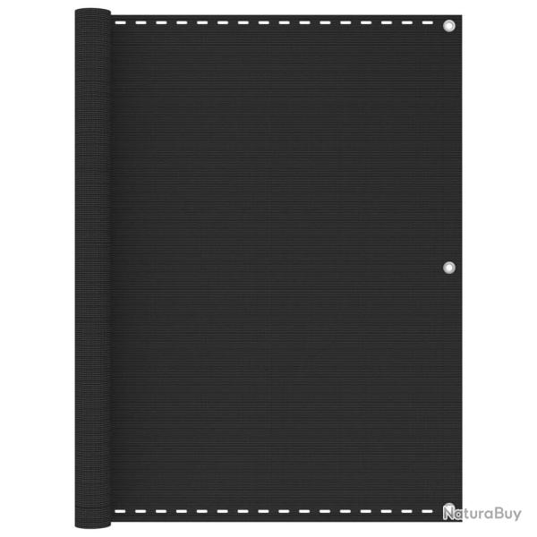 �cran de balcon Anthracite 120x600 cm PEHD alsavelo