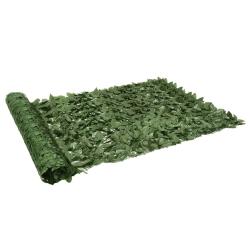 &Eacute;cran de balcon avec feuilles vert fonc&eacute; 200x150 cm