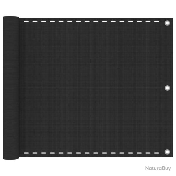 �cran de balcon Anthracite 75x300 cm PEHD alsavelo