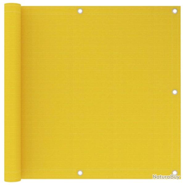 �cran de balcon Jaune 90x600 cm PEHD