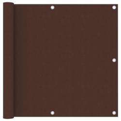Écran de balcon Marron 90x300 cm Tissu Oxford alsavelo
