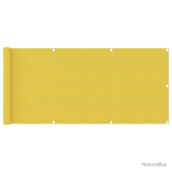 �cran de balcon Jaune 75x400 cm PEHD alsavelo