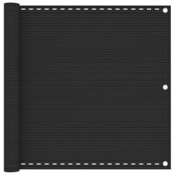 &Eacute;cran de balcon Anthracite 90x300 cm PEHD alsavelo