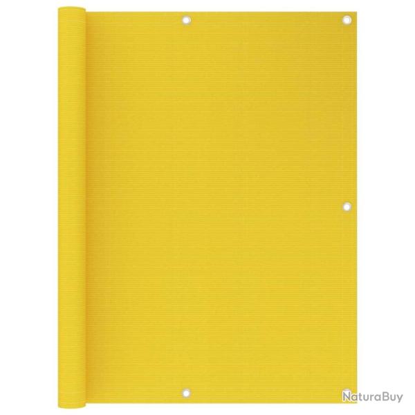 �cran de balcon Jaune 120x300 cm PEHD