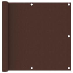 &Eacute;cran de balcon Marron 90x600 cm Tissu Oxford alsavelo