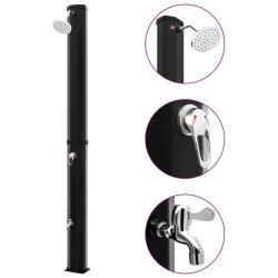 Douche solaire d'ext&eacute;rieur avec pomme de douche et robinet 35 L alsavelo