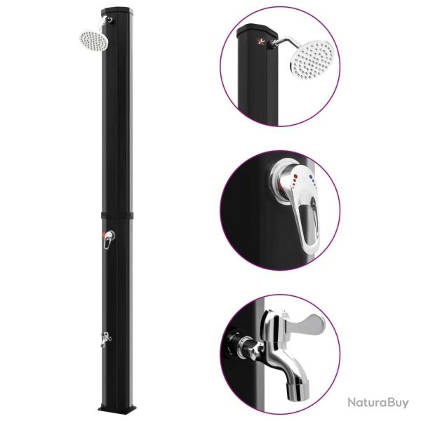 Douche solaire d'ext�rieur avec pomme de douche et robinet 35 L
