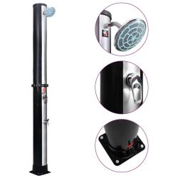 Douche solaire d'ext&eacute;rieur avec pomme de douche et robinet 40 L