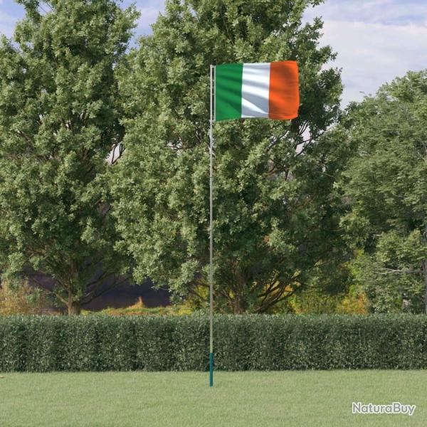 Drapeau de l'Irlande et m�t 5,55 m Aluminium alsavelo