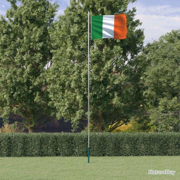Drapeau de l'Irlande et m�t 6,23 m Aluminium alsavelo