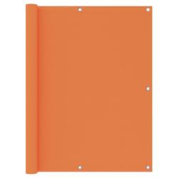 &Eacute;cran de balcon Orange 120x400 cm Tissu Oxford alsavelo