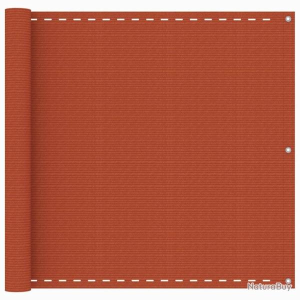 �cran de balcon Orange 90x400 cm PEHD alsavelo