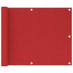 &Eacute;cran de balcon Rouge 75x300 cm PEHD alsavelo