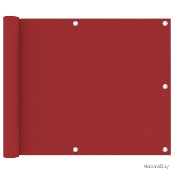 �cran de balcon Rouge 75x300 cm Tissu Oxford alsavelo
