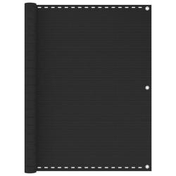 &Eacute;cran de balcon PEHD 120x500 cm Anthracite alsavelo