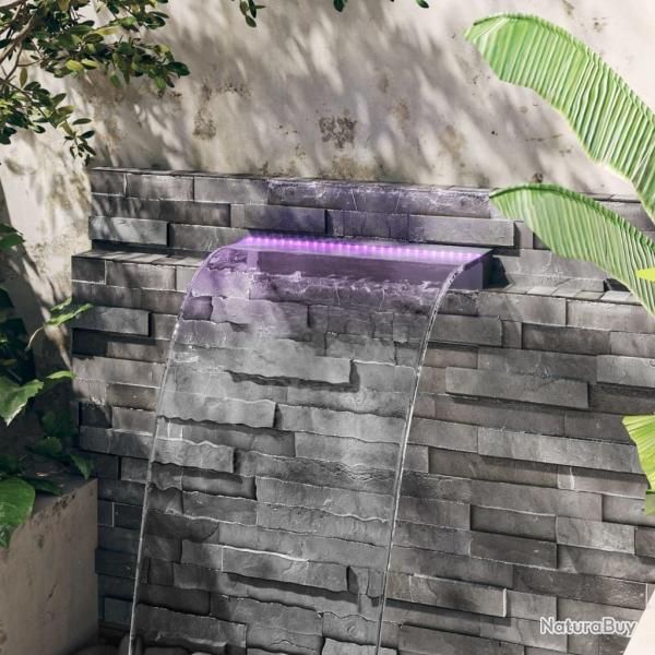 D�versoir pour cascade avec LED RVB Acrylique 60 cm