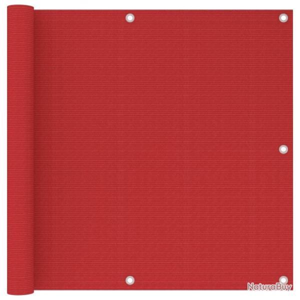 �cran de balcon Rouge 90x300 cm PEHD alsavelo