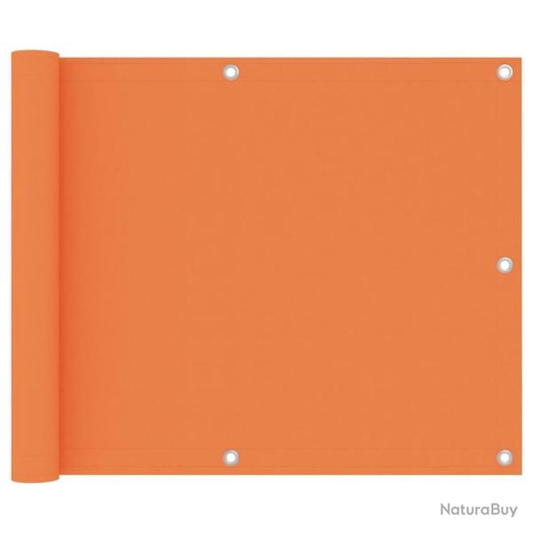 �cran de balcon Orange 75x500 cm Tissu Oxford alsavelo