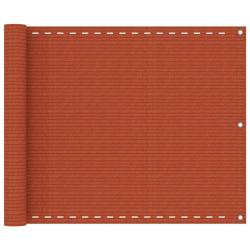&Eacute;cran de balcon Orange 75x300 cm PEHD alsavelo