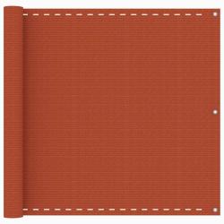 &Eacute;cran de balcon Orange 90x500 cm PEHD
