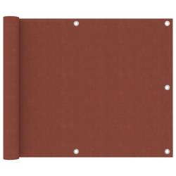 &Eacute;cran de balcon Terre cuite 75x500 cm Tissu Oxford
