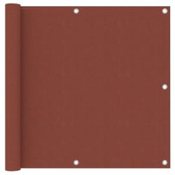 &Eacute;cran de balcon Terre cuite 90x300 cm Tissu Oxford