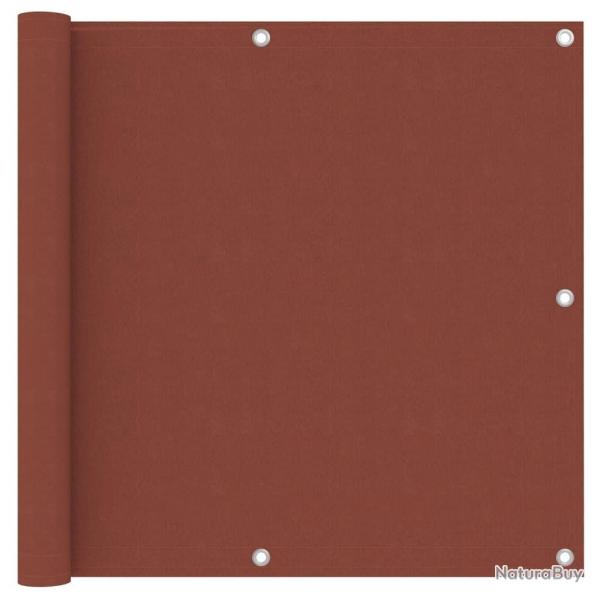 �cran de balcon Terre cuite 90x300 cm Tissu Oxford