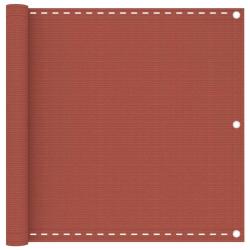 &Eacute;cran de balcon Terre cuite 90x500 cm PEHD