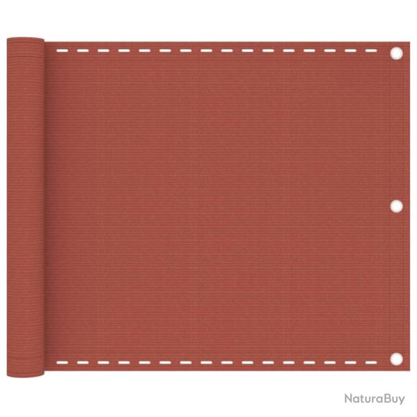 �cran de balcon Terre cuite 75x300 cm PEHD alsavelo