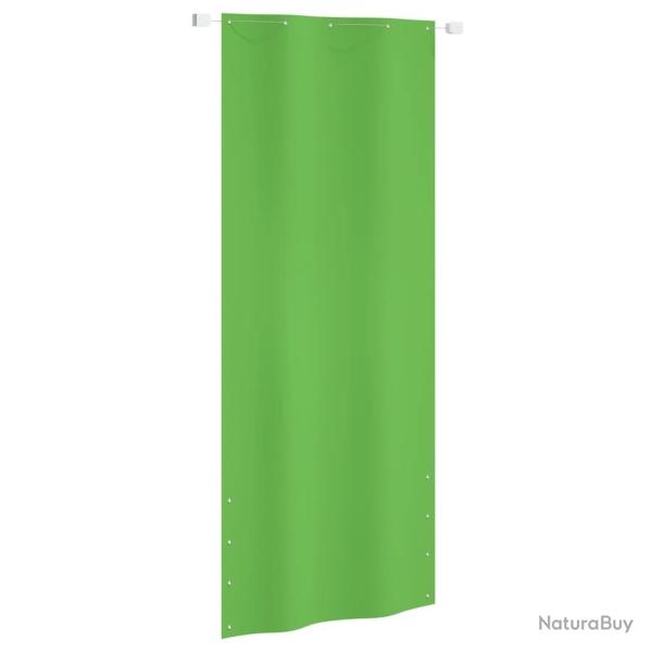 cran de balcon Vert clair 100x240 cm Tissu Oxford alsavelo