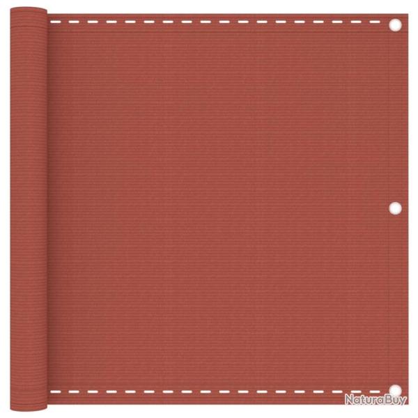 �cran de balcon Terre cuite 90x600 cm PEHD alsavelo