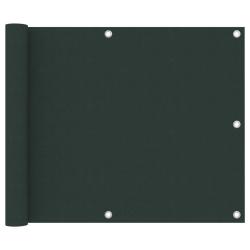 &Eacute;cran de balcon Vert fonc&eacute; 75x400 cm Tissu Oxford alsavelo