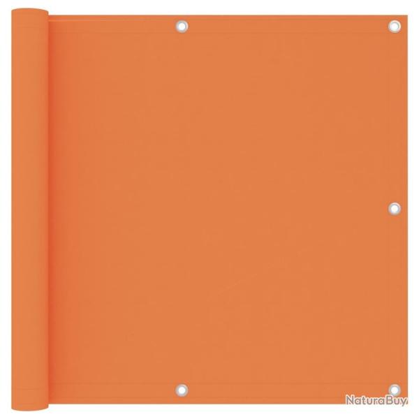 �cran de balcon Orange 90x500 cm Tissu Oxford alsavelo