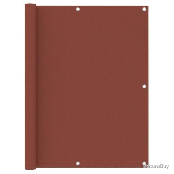 �cran de balcon Terre cuite 120x600 cm Tissu Oxford alsavelo