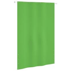&Eacute;cran de balcon Vert clair 160x240 cm Tissu Oxford alsavelo
