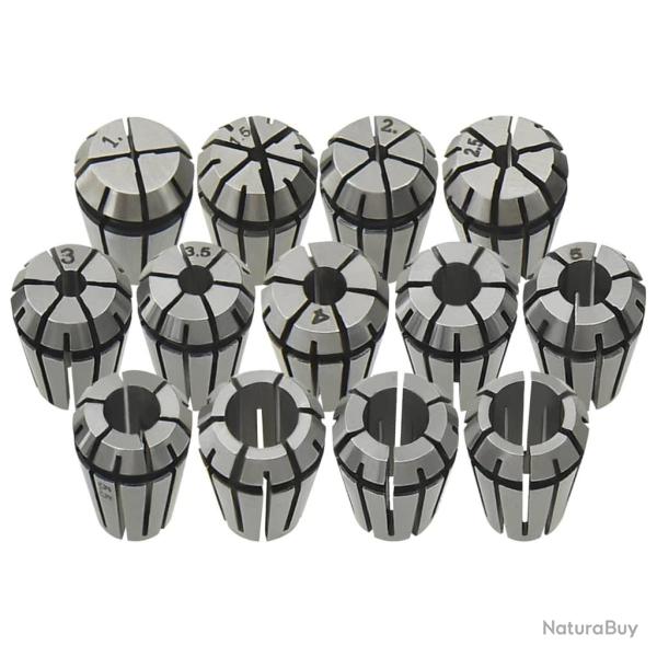 Douilles de serrage ER11 13 pcs Ensemble d'outils de tournage