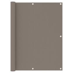 &Eacute;cran de balcon Taupe 120x600 cm Tissu Oxford alsavelo