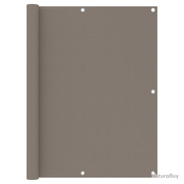�cran de balcon Taupe 120x600 cm Tissu Oxford