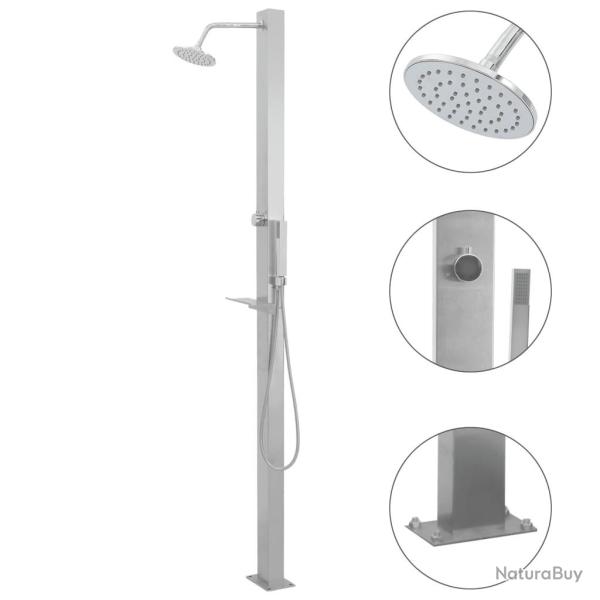 Douche d'ext�rieur Acier inoxydable Droit