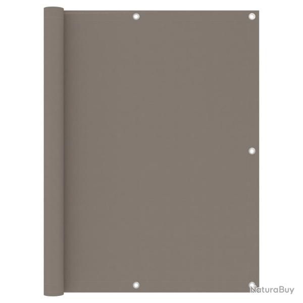 �cran de balcon Taupe 120x400 cm Tissu Oxford alsavelo