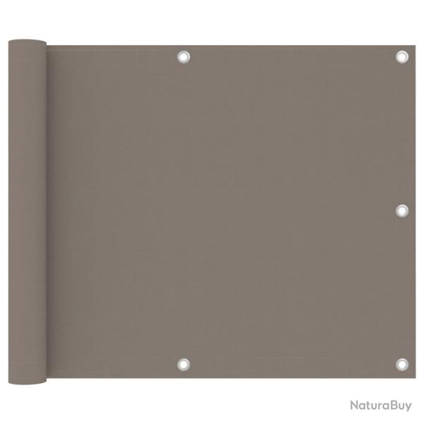 �cran de balcon Taupe 75x300 cm Tissu Oxford
