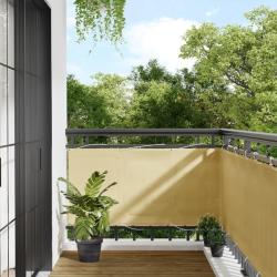 &Eacute;cran de balcon sable 75x500 cm 100% polyester oxford