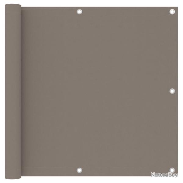 �cran de balcon Taupe 90x300 cm Tissu Oxford alsavelo