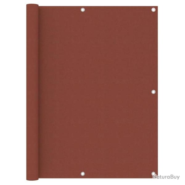 �cran de balcon Terre cuite 120x300 cm Tissu Oxford