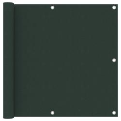 &Eacute;cran de balcon Vert fonc&eacute; 90x400 cm Tissu Oxford alsavelo